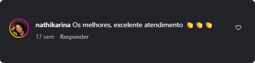 Os melhores, excelente atendimento 👏👏👏